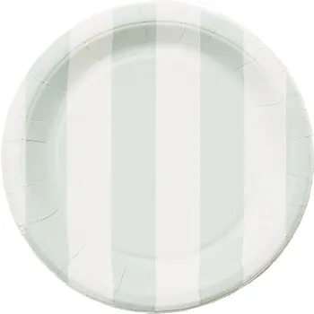 Assiett mint rand 18cm 12-p ICA.