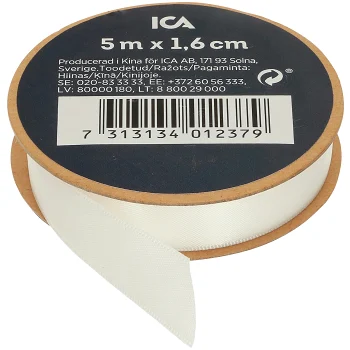 Satinband offwhite 16mmx5m.