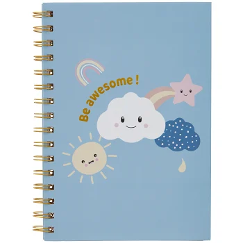 Spiralblock Moln A5.