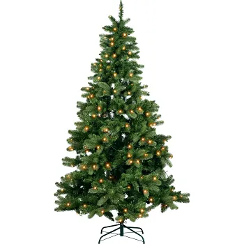 Gran med belysning 210cm ICA.