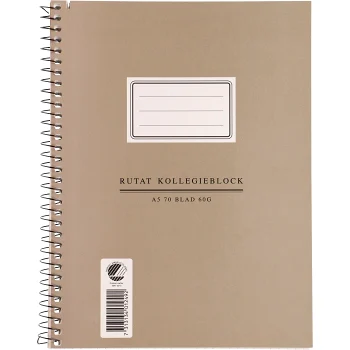 Kollegieblock Bas A5 Rutat.