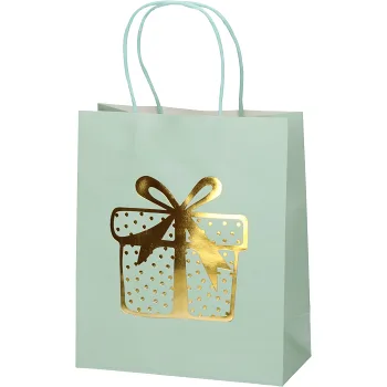 Presentpåse Present 19x22 cm.