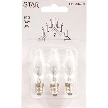 Reservlampa 3-p Modern E10 34V Star Trading.
