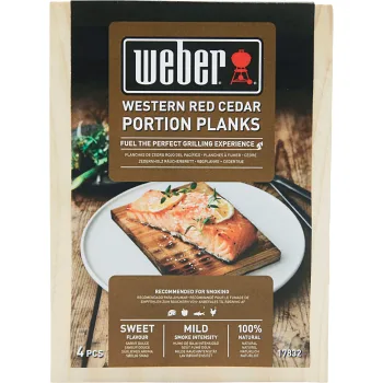 Rökplanka Cederträ 4-pack.