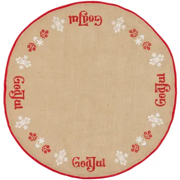 Julgransmatta God Jul ICA.