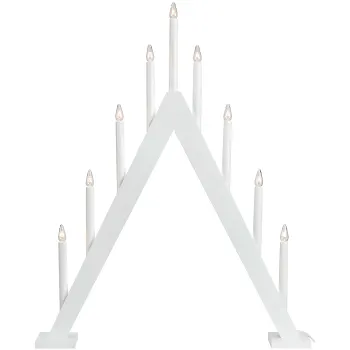 Elljusstake Idre 9ljus Vit Markslöjd.