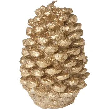 Figurljus Kotte guld.