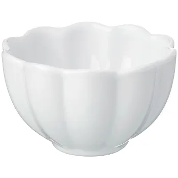 Skål Flower vit 10cm ICA.