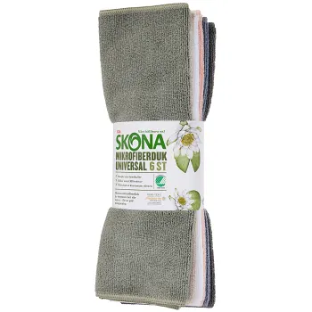 Mikrofiberduk 6-p ICA Skona.