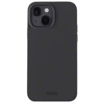 Skal iPh14 Svart silikon holdit.