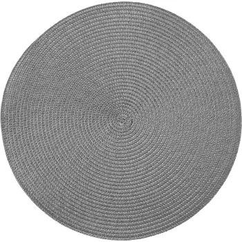 Tablett Ines mörkgrå D:38cm ICA.