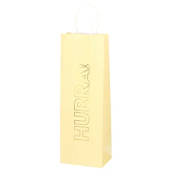 Flaskpåse Hurra 12x36 cm.