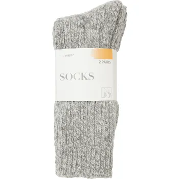 Raggsocka 2p gråmel 44/47 mywear.