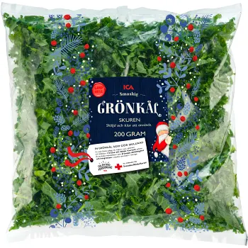 Grönkål skuren 200g ICA.