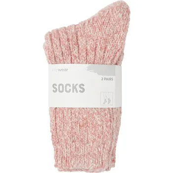 Raggsocka 2p rosamelange 30/34 mywear.
