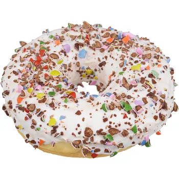 Donut Crushed Candy White 57g Donut Worry Be Happy.