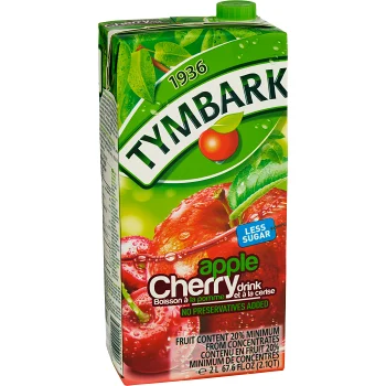 Äpple &amp; Körsbärsdryck 2l Tymbark.