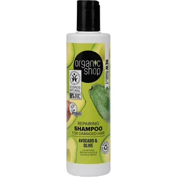 Schampo Avocado &amp; Oliv Ekologisk 280ml Organic Shop.