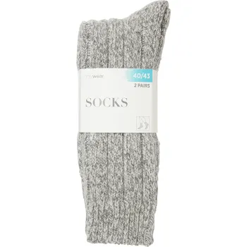 Raggsocka 2p gråmel 40/43 mywear.