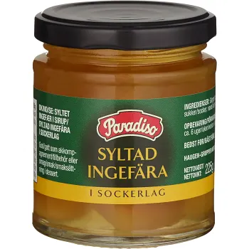 Syltad Ingefära 225g Paradiso.