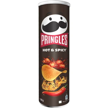 Chips Hot &amp; spicy 200g Pringles.