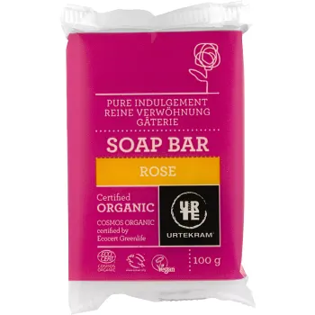 Handtvål Rose 100g Urtekram.
