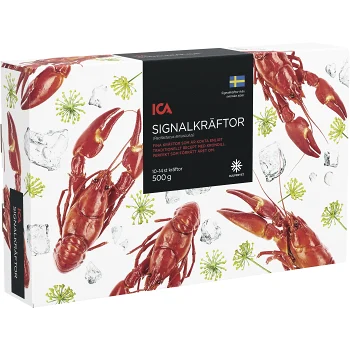 Svenska signalkräftor Fryst 500g ICA.