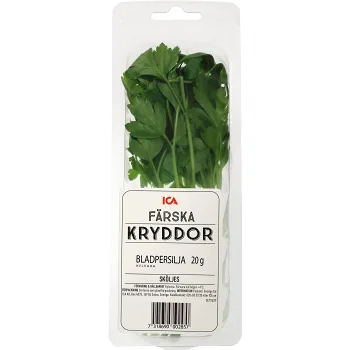 Bladpersilja i ask 20g Klass 1 ICA.