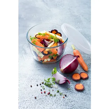 Ugn & Förvaringsform rund Cook & Freeze 1,1l Pyrex.