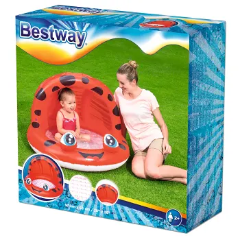 Pool med solskydd Bestway.