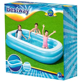 Familjepool 262x175cm Bestway.