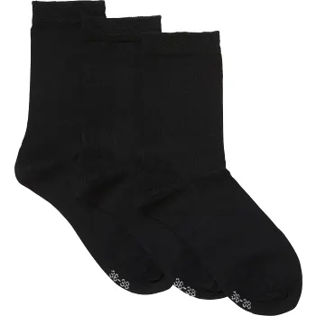 Strumpa 3p Soft svart 39/41 ICA I love eco.