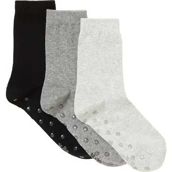 Strumpa Eko Grå-svart mix anti-halkskydd stl 39-41 3-p ICA I love eco.