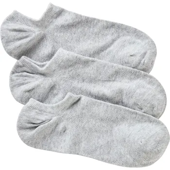 Strumpa 3p hidden gråmelange 44/47 ICA I love eco.