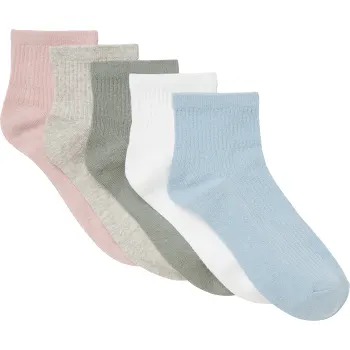 Mid Cut socka 5p rosa 36/38 mywear.