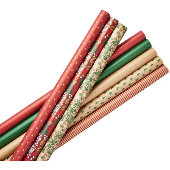 Julpapper Berry 0,7x3m.