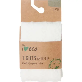 Babystrumpbyxa Boo 1p Vit 62/68 ICA I love eco.