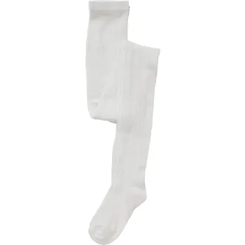 Strumpbyxa 1p kabel vit 110/116 ICA I love eco.