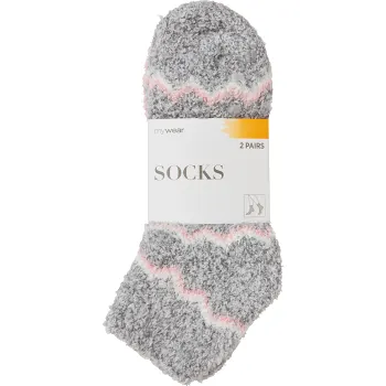 Socka 2p kort enf/möns 36/38 mywear.