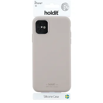 Mobilskal Silikon iPhone 11 Taupe 1-p Holdit.