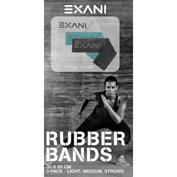 Gummiband 3-p Petrol Exani.