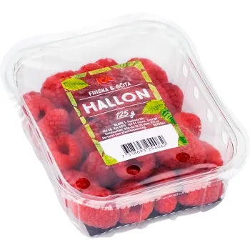 Hallon 125g Klass 1 ICA.