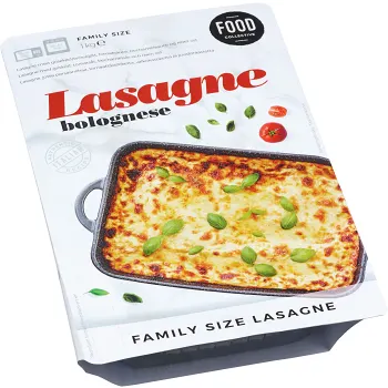 Färdigmat Lasagne Bolognese 1kg Food Collective.