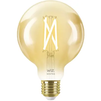 Smart LED Wiz G95 Vintage E27 640lm(50W) Dimbar Philips.