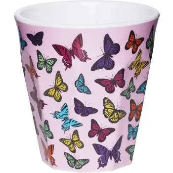 Mugg Fjäril Melamin 18cl ICA.