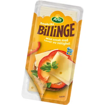 Billinge ost skivad 150 g Arla.