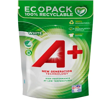 Tvättmedel White refill 920ml A+.