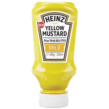 Mustard Mild 220ml Heinz.