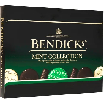 Gåvoask Mörk Choklad Mint Collection 200g Bendicks.