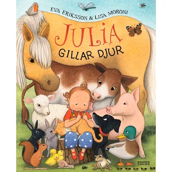 Julia gillar djur.